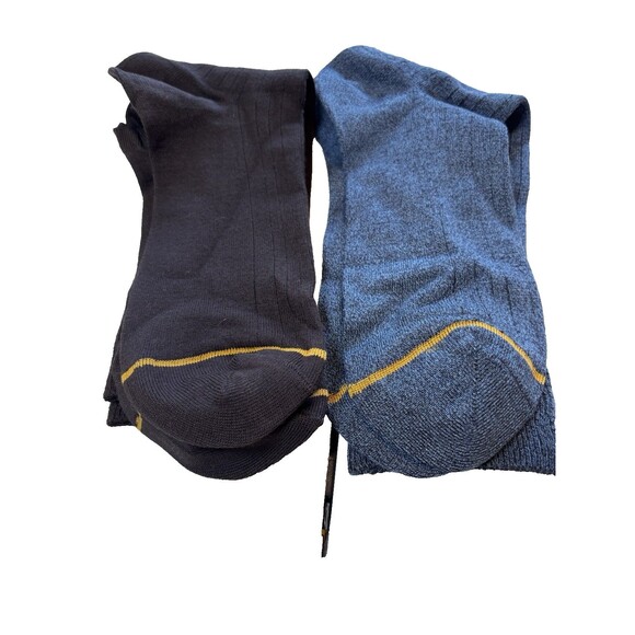 Gold Toe GT Men's Rayon Crew Cotton Natural Comfort Socks Heather  size 6-12.5 - Picture 2 of 3